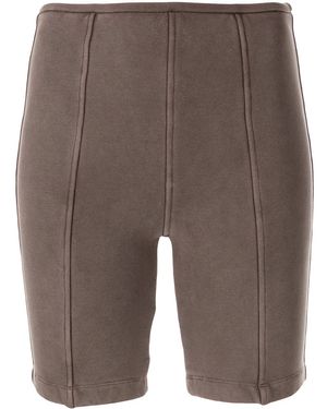 Alexander Wang Shorts Da Ciclismo A Vita Alta - Grigio