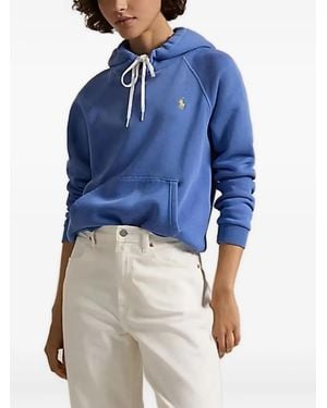 Polo Ralph Lauren Hoodie À Motif Polo Pony - Bleu