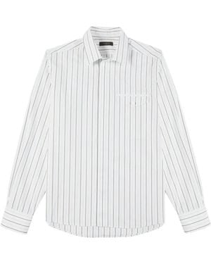 Glanshirt Striped Pocket Shirt - White