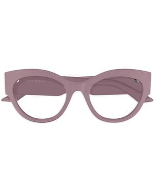 McQueen Gafas con montura cat eye - Morado