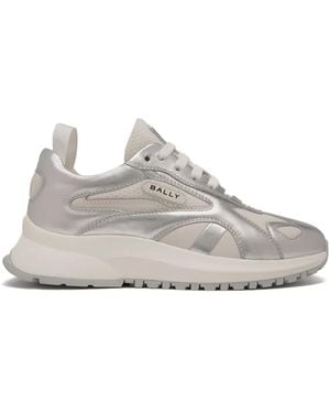 Bally Outline Trainers - White