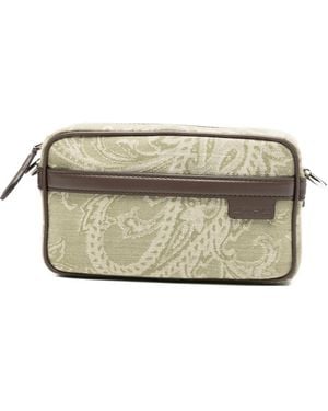 Etro プリント メッセンジャーバッグ - グレー