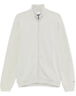 Champion ジップアップ スウェットシャツ - ホワイト