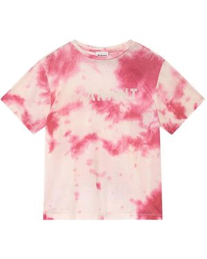 Isabel Marant Isabel Marant Etoile Zewel Ss T-Shirt Logo - Pink