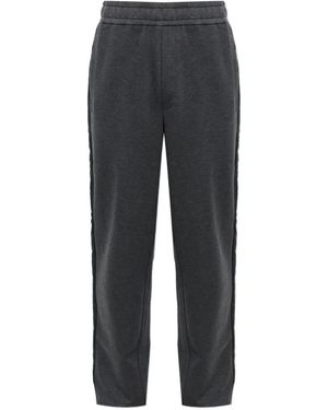 Moncler Logo-Patch Track Pants - Gray