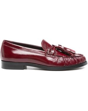 Alohas Leren Loafers Met Kwastje - Rood