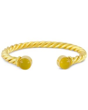 Sylvia Toledano Eros Armspange Mit Onyx - Gelb