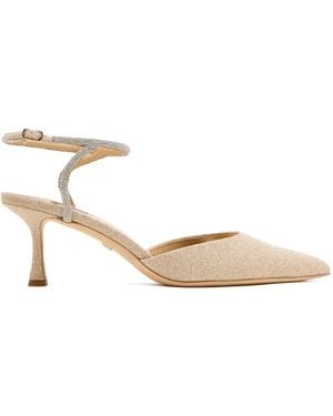 Badgley Mischka Pumps Autumn Con Cristalli - Neutro