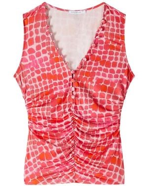 Patrizia Pepe Gathered Blouse
