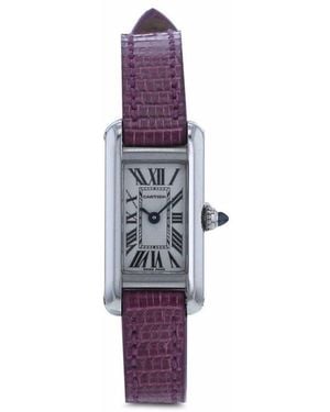 Cartier 1990s プレオウンド タンク 28mm - パープル