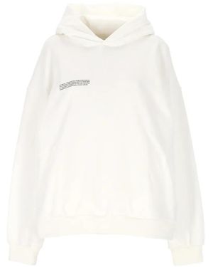 PANGAIA Sudadera Con Capucha Y Estampado Gráfico - Blanco