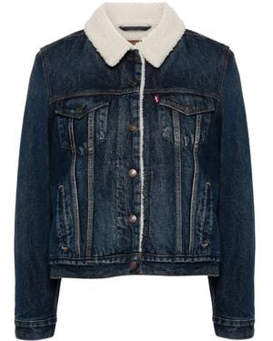 Levi's Giacca Sherpa Trucker Original - Blue