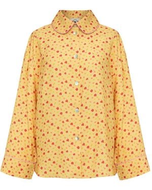 Sleeper Pastelle Oversized Shirt - Yellow