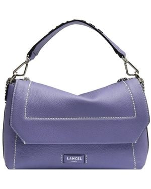 Lancel Ninon サッチェルバッグ - パープル