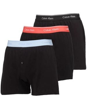 Calvin Klein Logo-Detail Boxer (Set Of Three) - Black
