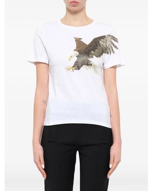 Neil Barrett Eagle-Print T-Shirt - White