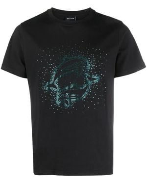 BOTTER Camiseta Con Apliques De Strass Y Motivo De Delfín - Negro