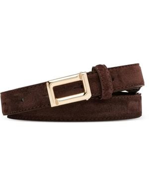 Lancel Angele Adjustable Buckle Belt - Brown