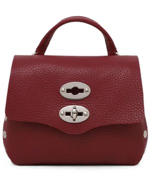Zanellato Sbaby Postina Pebbled-Leather Tote Bag - Red