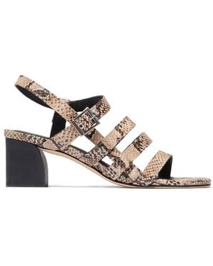Bernardo Novi Strappy Buckle Sandals - White