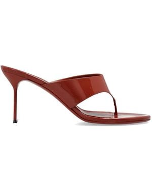 Paris Texas Lidia Patent-Leather Sandals - Brown