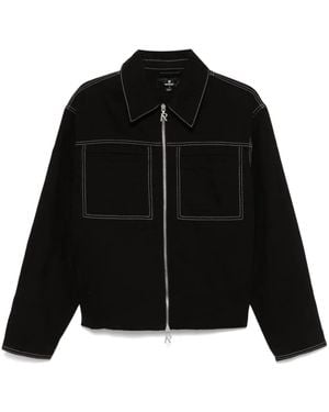 Represent Jacke Mit Kontrastnähten - Schwarz