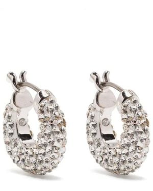 Kate Spade Orecchini A Cerchio Pop Of Joy - Bianco
