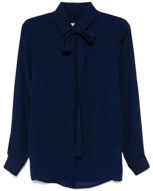 Elie Saab Silk Shirt - Blue