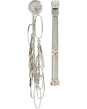 Isabel Marant Jodieフリンジ ピアス - ホワイト