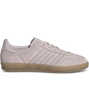 adidas Striped Lace-Up Trainers - Brown
