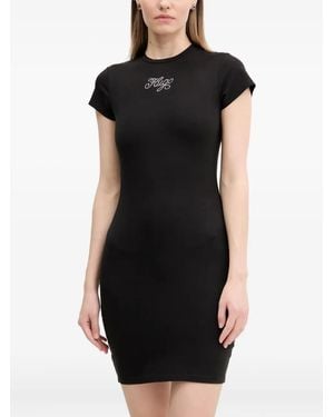 HUGO Kleid mit Strass - Schwarz
