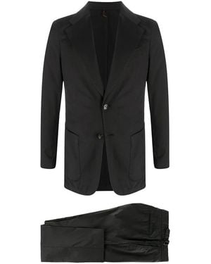 Dell'Oglio Fitted Two-Piece Suit - Black