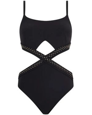 Aubade Costume Intero Summer Stars Con Borchie - Nero