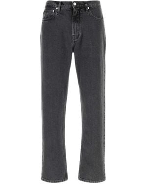 Jil Sander Washed Straight-Leg Jeans - Grey