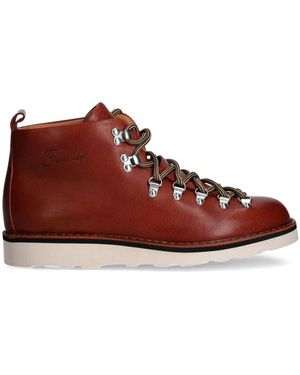 Fracap Stivaletti Con Lacci - Marrone