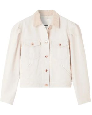 Isabel Marant Chaqueta Con Manga Farol - Blanco