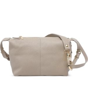 MY BEST BAG Sac Porté Épaule En Cuir À Fini Grainé - Gris