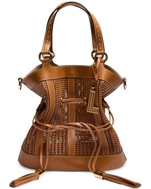 Lancel Perforierte Premier Flirt Beuteltasche - Braun