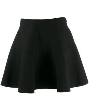 Valentino Garavani Flared A-Line Mini Skirt - Black