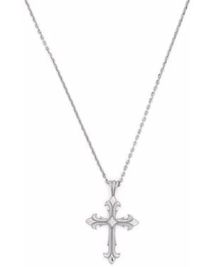 Emanuele Bicocchi Fleury Cross Necklace - Metallic