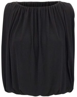 Vince Balloon-Silhouette Blouse - Black