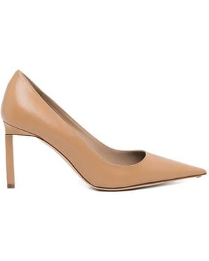 Tom Ford Escarpins Pointus À Talon Biseauté 105 Mm - White