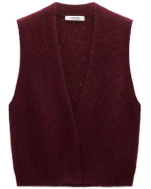 Dorothee Schumacher V-Neck Knitted Gilet - Purple