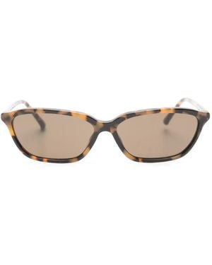 The Attico X Linda Farrow Libby Sunglasses - Brown