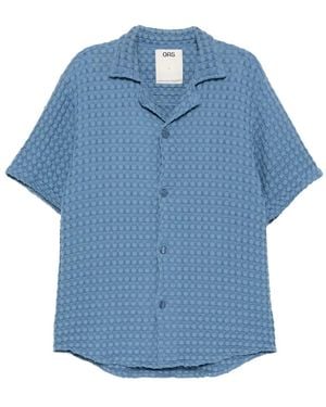 Oas Camicia Coront Cuba - Blu