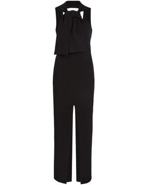 A.W.A.K.E. MODE Neck-Tie Dress - Black