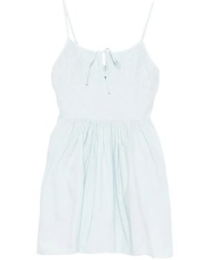 ROTATE BIRGER CHRISTENSEN Gathered Tie-Front Top - White