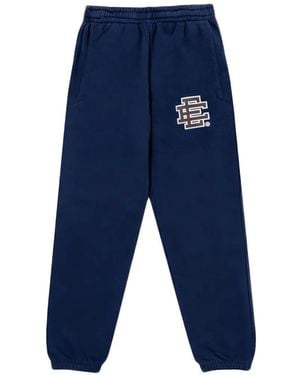 Eric Emanuel Ee Logo-Print Track Trousers - Blue