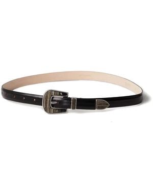 DEHANCHE Leren Riem - Wit