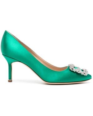 Manolo Blahnik Sandals - Green